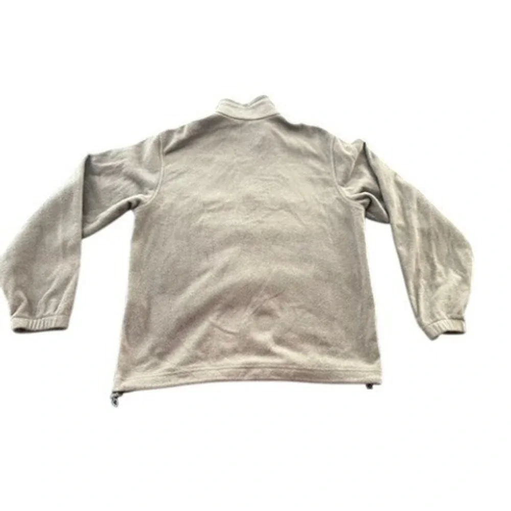 Columbia‎ Mens Full Zip Fleece Jacket Tan Brown Outdoor Hiking Layer Medium